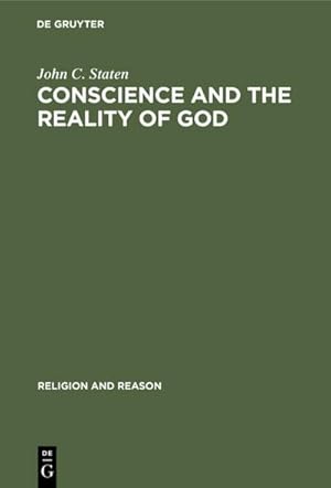 Imagen del vendedor de Conscience and the Reality of God a la venta por BuchWeltWeit Ludwig Meier e.K.