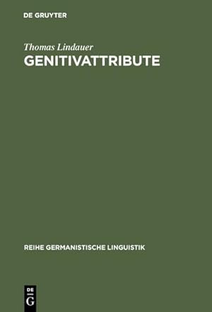 Seller image for Genitivattribute for sale by BuchWeltWeit Ludwig Meier e.K.