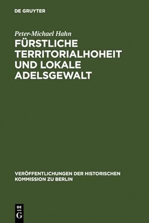 Seller image for Frstliche Territorialhoheit und lokale Adelsgewalt for sale by BuchWeltWeit Ludwig Meier e.K.