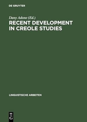 Seller image for Recent Development in Creole Studies for sale by BuchWeltWeit Ludwig Meier e.K.