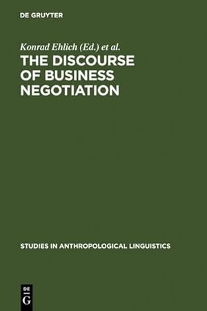 Image du vendeur pour The Discourse of Business Negotiation mis en vente par BuchWeltWeit Ludwig Meier e.K.