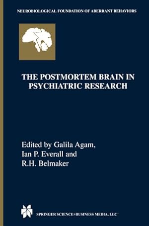 Immagine del venditore per The Postmortem Brain in Psychiatric Research venduto da BuchWeltWeit Ludwig Meier e.K.