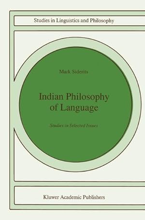 Seller image for Indian Philosophy of Language for sale by BuchWeltWeit Ludwig Meier e.K.