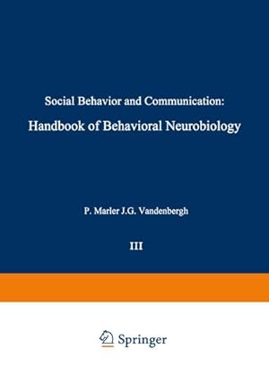 Seller image for Social Behavior and Communication for sale by BuchWeltWeit Ludwig Meier e.K.