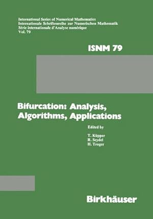 Seller image for Bifurcation: Analysis, Algorithms, Applications for sale by BuchWeltWeit Ludwig Meier e.K.