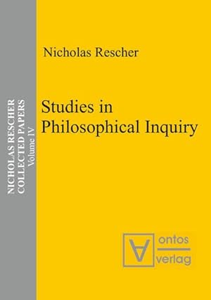 Seller image for Studies in Philosophical Inquiry for sale by BuchWeltWeit Ludwig Meier e.K.