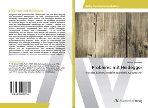 Seller image for Probleme mit Heidegger for sale by BuchWeltWeit Ludwig Meier e.K.