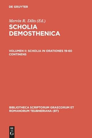 Immagine del venditore per Scholia in orationes 19-60 continens venduto da BuchWeltWeit Ludwig Meier e.K.