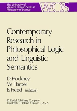 Imagen del vendedor de Contemporary Research in Philosophical Logic and Linguistic Semantics a la venta por BuchWeltWeit Ludwig Meier e.K.