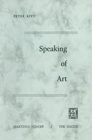 Seller image for Speaking of Art for sale by BuchWeltWeit Ludwig Meier e.K.