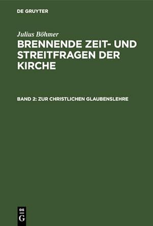 Image du vendeur pour Zur christlichen Glaubenslehre mis en vente par BuchWeltWeit Ludwig Meier e.K.