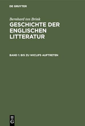 Seller image for Bis zu Wiclifs Auftreten for sale by BuchWeltWeit Ludwig Meier e.K.