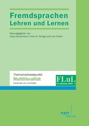 Immagine del venditore per Fremdsprachen Lehren und Lernen 2014 Heft 2 venduto da BuchWeltWeit Ludwig Meier e.K.