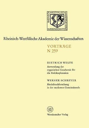 Immagine del venditore per Anwendung der organischen Geochemie f�r die Erd�lexploration. Hochdruckforschung in der modernen Gesteinskunde venduto da BuchWeltWeit Ludwig Meier e.K.