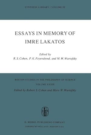 Bild des Verkufers fr Essays in Memory of Imre Lakatos zum Verkauf von BuchWeltWeit Ludwig Meier e.K.