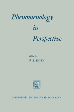 Seller image for Phenomenology in Perspective for sale by BuchWeltWeit Ludwig Meier e.K.