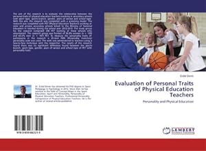 Seller image for Evaluation of Personal Traits of Physical Education Teachers for sale by BuchWeltWeit Ludwig Meier e.K.