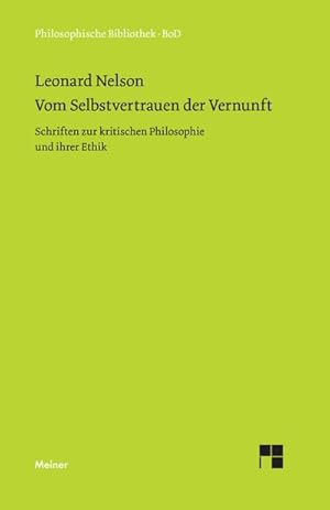 Immagine del venditore per Vom Selbstvertrauen der Vernunft venduto da BuchWeltWeit Ludwig Meier e.K.