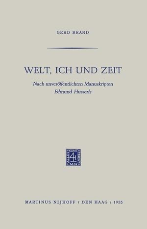 Immagine del venditore per Welt, Ich und Zeit venduto da BuchWeltWeit Ludwig Meier e.K.