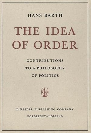 Imagen del vendedor de The Idea of Order a la venta por BuchWeltWeit Ludwig Meier e.K.