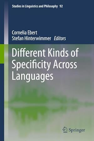 Seller image for Different Kinds of Specificity Across Languages for sale by BuchWeltWeit Ludwig Meier e.K.