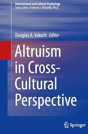 Seller image for Altruism in Cross-Cultural Perspective for sale by BuchWeltWeit Ludwig Meier e.K.