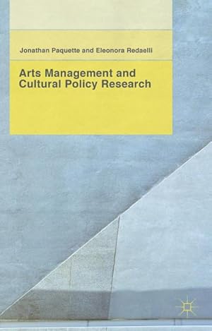 Image du vendeur pour Arts Management and Cultural Policy Research mis en vente par BuchWeltWeit Ludwig Meier e.K.