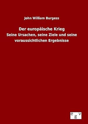 Bild des Verkufers fr Der europische Krieg zum Verkauf von BuchWeltWeit Ludwig Meier e.K.