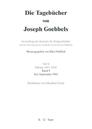 Seller image for Juli - September 1943 for sale by BuchWeltWeit Ludwig Meier e.K.