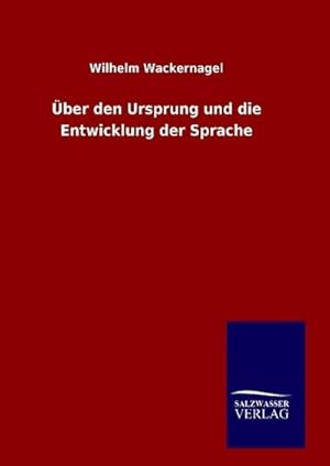 Seller image for ber den Ursprung und die Entwicklung der Sprache for sale by BuchWeltWeit Ludwig Meier e.K.