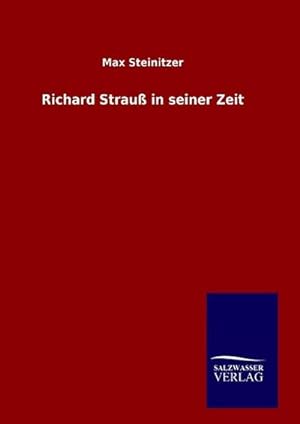 Seller image for Richard Strau in seiner Zeit for sale by BuchWeltWeit Ludwig Meier e.K.