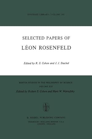 Imagen del vendedor de Selected Papers of Lon Rosenfeld a la venta por BuchWeltWeit Ludwig Meier e.K.