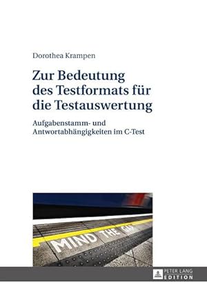 Immagine del venditore per Zur Bedeutung des Testformats fr die Testauswertung venduto da BuchWeltWeit Ludwig Meier e.K.