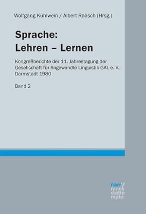 Image du vendeur pour Sprache: Lehren-Lernen, Band 2 mis en vente par BuchWeltWeit Ludwig Meier e.K.