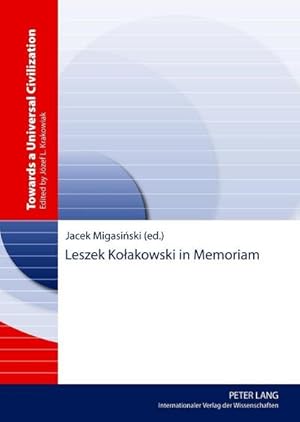 Imagen del vendedor de Leszek Kolakowski in Memoriam a la venta por BuchWeltWeit Ludwig Meier e.K.