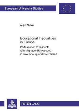 Imagen del vendedor de Educational Inequalities in Europe a la venta por BuchWeltWeit Ludwig Meier e.K.