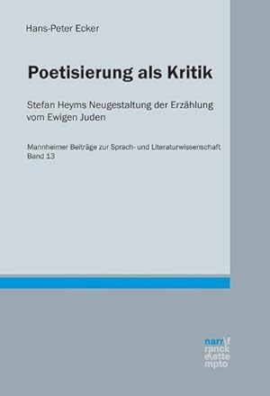 Image du vendeur pour Poetisierung als Kritik mis en vente par BuchWeltWeit Ludwig Meier e.K.