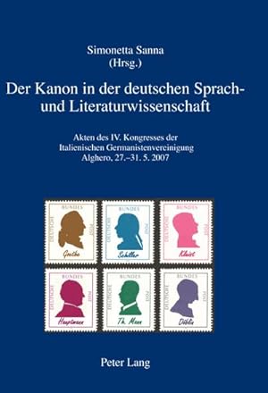 Seller image for Der Kanon in der deutschen Sprach- und Literaturwissenschaft for sale by BuchWeltWeit Ludwig Meier e.K.