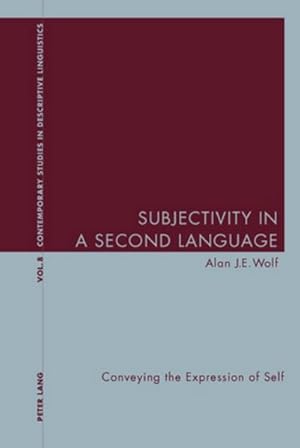 Seller image for Subjectivity in a Second Language for sale by BuchWeltWeit Ludwig Meier e.K.