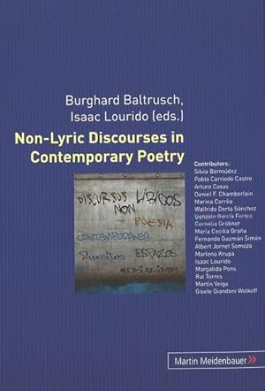 Imagen del vendedor de Non-Lyric Discourses in Contemporary Poetry a la venta por BuchWeltWeit Ludwig Meier e.K.