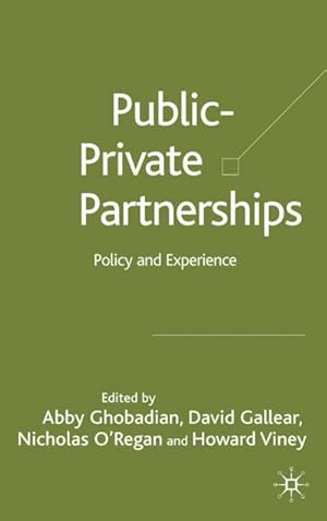Seller image for Private-Public Partnerships for sale by BuchWeltWeit Ludwig Meier e.K.