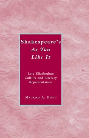 Immagine del venditore per Shakespeares As You Like It venduto da BuchWeltWeit Ludwig Meier e.K.
