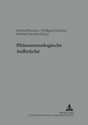 Seller image for Phnomenologische Aufbrche for sale by BuchWeltWeit Ludwig Meier e.K.