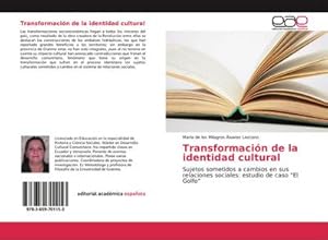 Imagen del vendedor de Transformacin de la identidad cultural a la venta por BuchWeltWeit Ludwig Meier e.K.