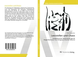 Seller image for Leerstellen und Chaos for sale by BuchWeltWeit Ludwig Meier e.K.