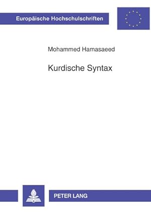 Imagen del vendedor de Kurdische Syntax a la venta por BuchWeltWeit Ludwig Meier e.K.