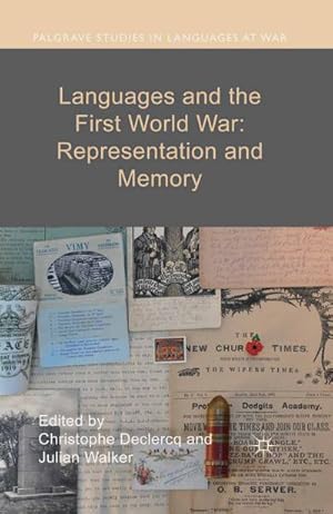 Seller image for Languages and the First World War: Representation and Memory for sale by BuchWeltWeit Ludwig Meier e.K.