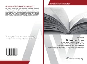 Immagine del venditore per Grammatik im Deutschunterricht venduto da BuchWeltWeit Ludwig Meier e.K.