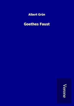 Seller image for Goethes Faust for sale by BuchWeltWeit Ludwig Meier e.K.