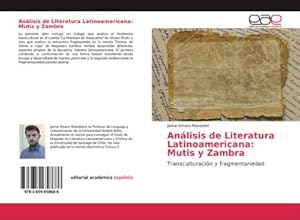 Seller image for Anlisis de Literatura Latinoamericana: Mutis y Zambra for sale by BuchWeltWeit Ludwig Meier e.K.